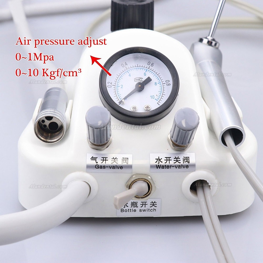 Dental Portable Turbine Unit Work with Air Compressor Water Handpiece Syringe 4H